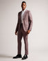 BYRONJ-Suits-A refined take on the classic suit, our BYRONJ blazer features single-breasted buttons and a peaked lapel. This style is perfect for layering over a crisp shirt and adding some panache to your weekday wardrobe. Blazer Virgin wool Peaked lapel Single breasted buttons Long sleeved Pockets Ty is 6'1" / 1.86m and wears Medium Pink in a Ted size 3- Ted Baker Romania